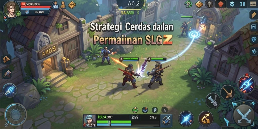 Screenshot gameplay SLG yang menegangkan dan strategis.
