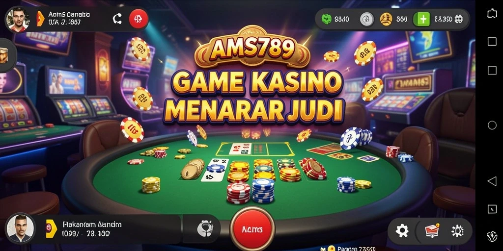 Screenshot gameplay <strong>AMS789</strong> menampilkan keseruan permainan Kasino.
