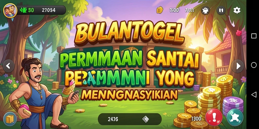 Tangkapan layar BULANTOGEL menampilkan pengalaman gameplay yang penuh warna.