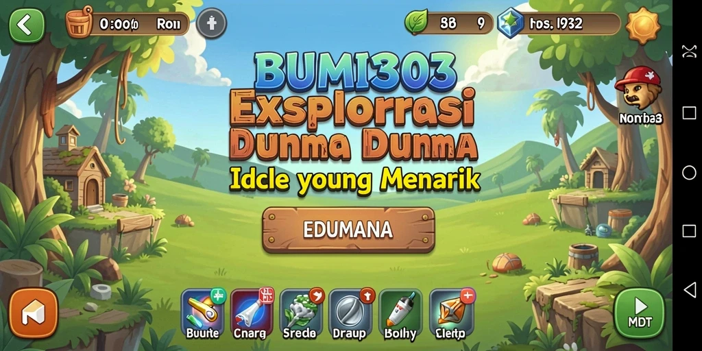 Tampilan gameplay BUMI303 yang seru dan mengasyikkan.