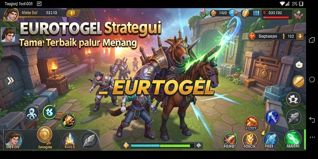 Tampilan mendebarkan dari permainan strategi EUROTOGEL yang seru.