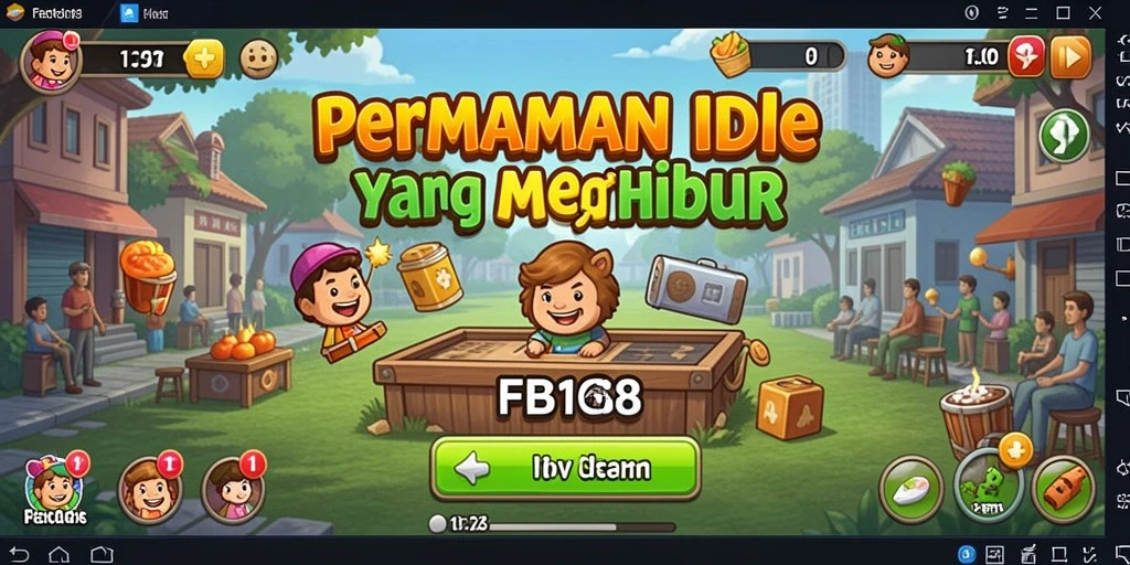 Tampilan gameplay FB168 yang menawan dan interaktif dalam genre Idle.