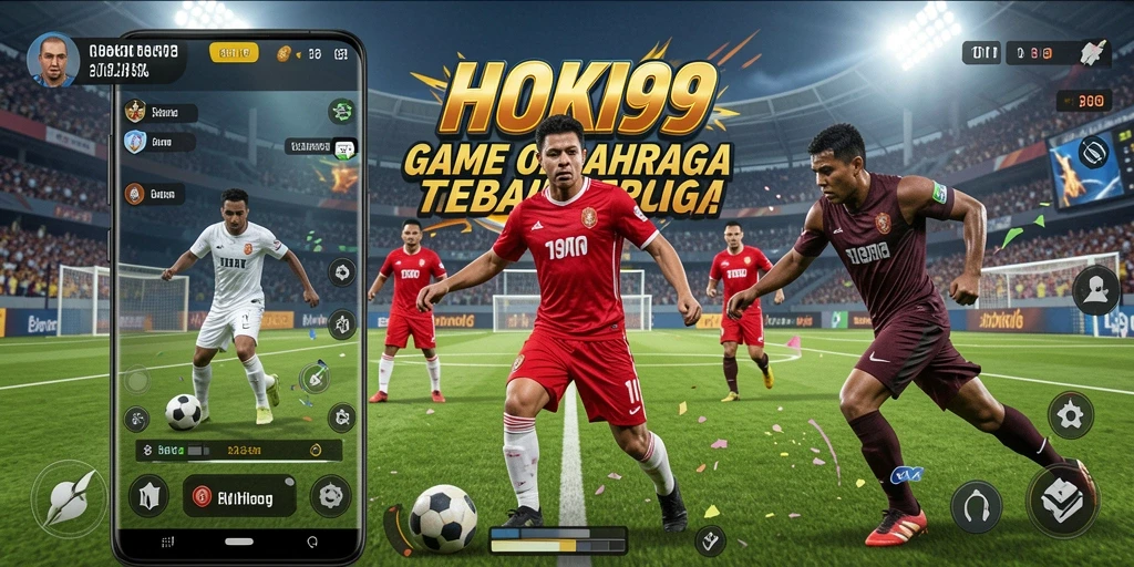 Tampilan gameplay HOKI99 yang menampilkan aksi olahraga seru.