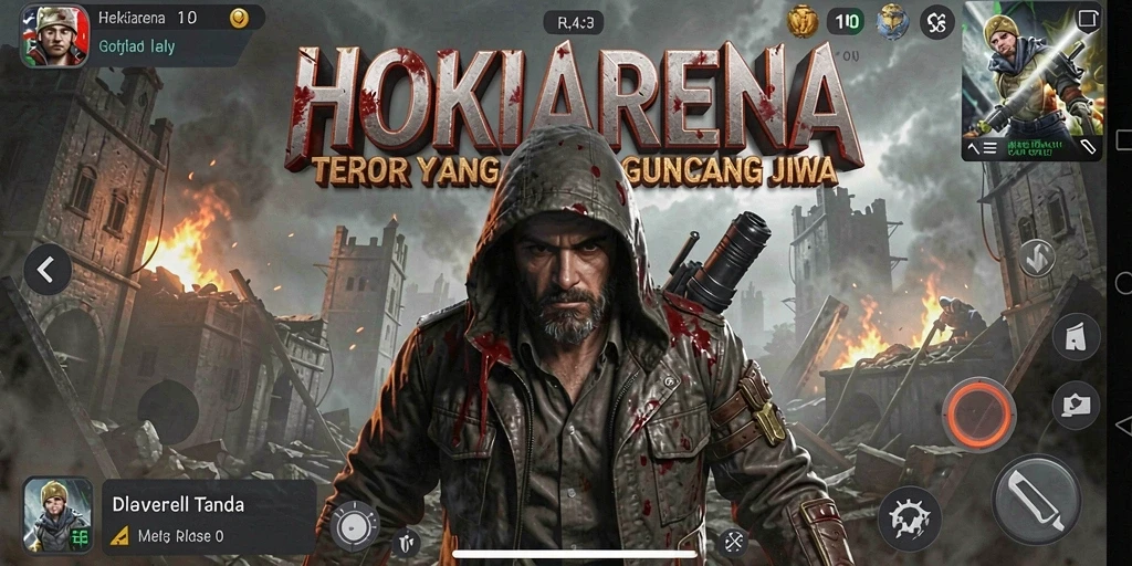 Screenshot menampilkan suasana mencekam dari gameplay HOKIARENA.