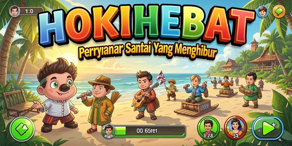 Tampilan menarik dari gameplay HOKIHEBAT yang penuh warna.