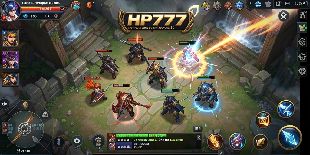 Tampilan gameplay HP777 yang menakjubkan dalam aksi strategi.