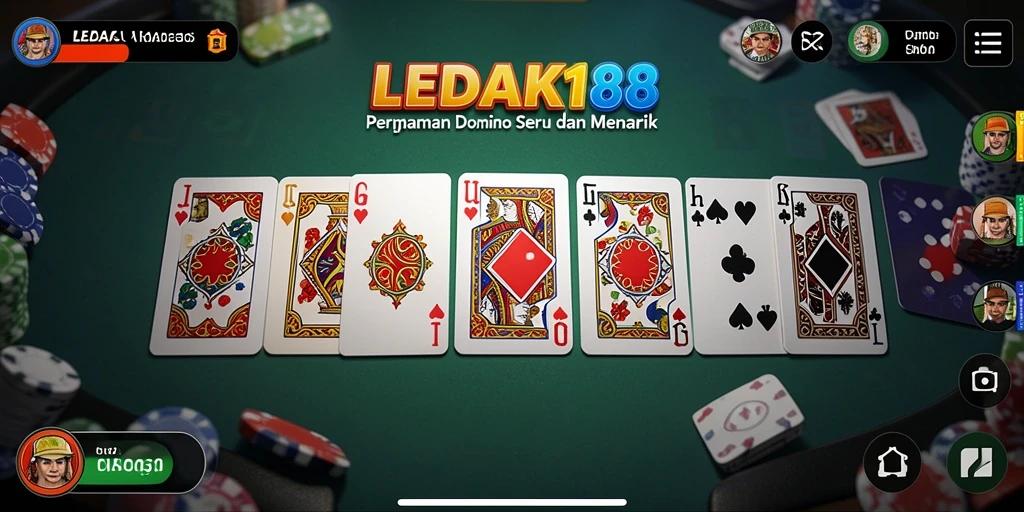 Tampilan gameplay menarik dari LEDAK188 di layar smartphone.