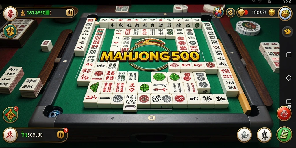 Gameplay <strong>MAHJONG500</strong> yang seru dan menantang.