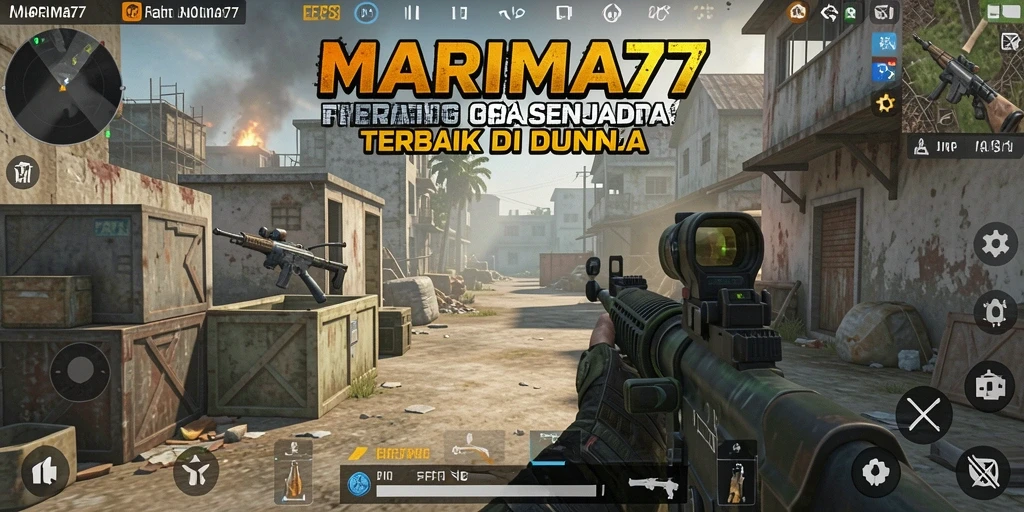 Tangkapan layar menunjukkan aksi mendebarkan dalam permainan FPS.