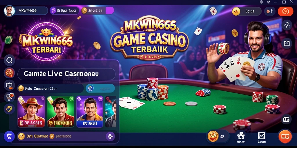 Screenshot gameplay Live Casino MKWIN666 yang menegangkan dan interaktif.