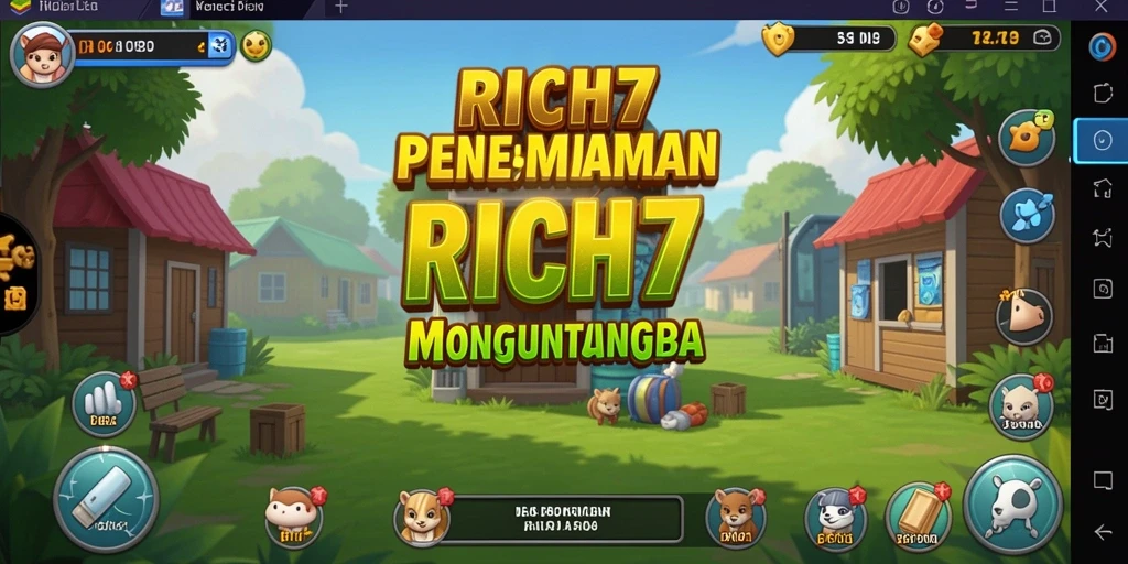 Tampilan gameplay RICH7 yang menarik dengan mekanisme Idle.