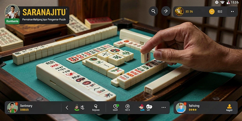 Tampilan gameplay menarik dari SARANAJITU yang penuh warna.
