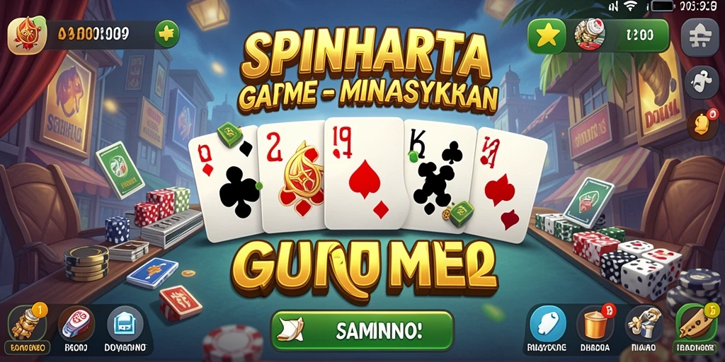 Tampilan gameplay SPINHARTA yang memikat dan penuh aksi.