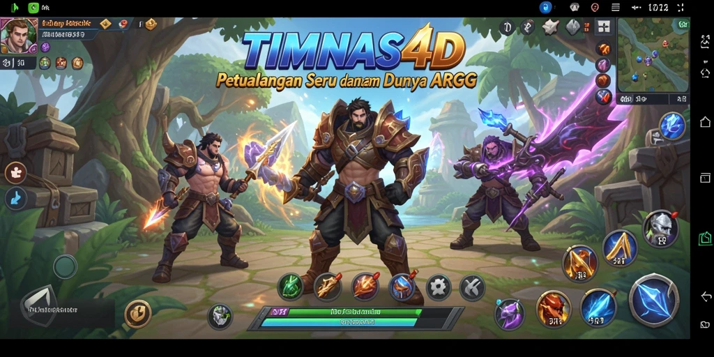 Tampilan gameplay ARPG yang memikat dalam TIMNAS4D.