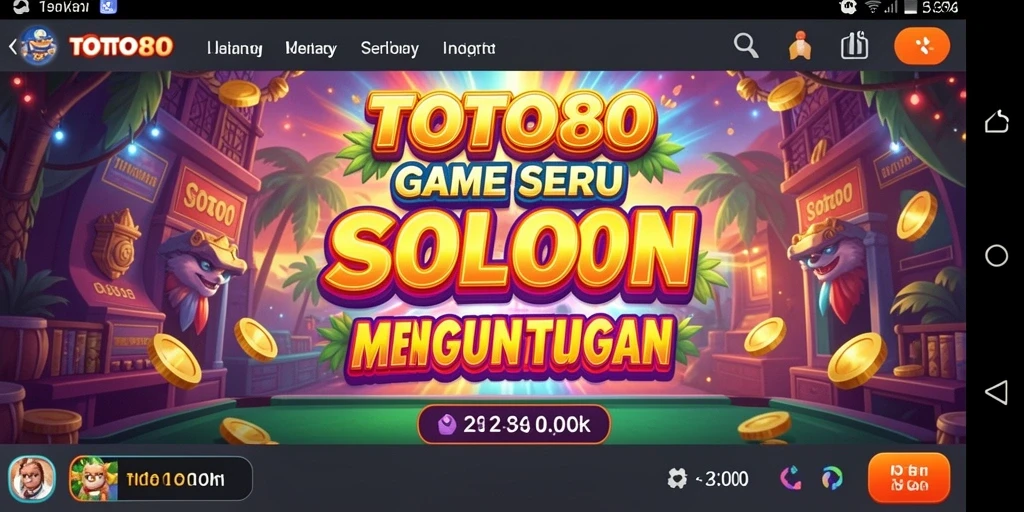 Tampilan gameplay TOTO80 yang mendebarkan dan penuh aksi.