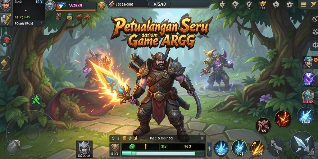 Tampilan gameplay menakjubkan dalam VISA89 dengan aksi ARPG penuh ketegangan.